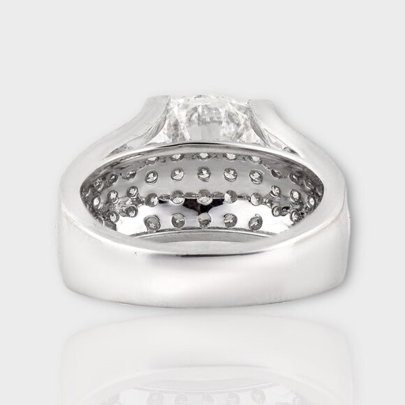 4 Carat Lab Grown Diamond Ring - Picture 5 of 5
